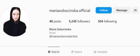 Maria Sobocinska Instagram