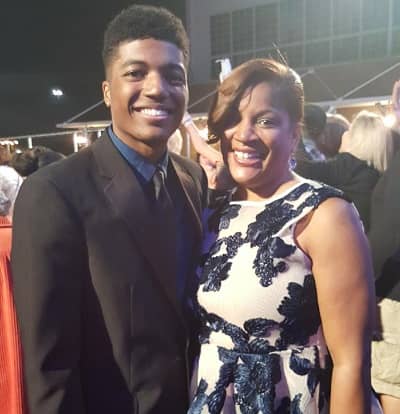 Actor Christian Magby's mother Dionne Magby and Brother Cameron Magby