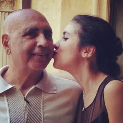 Actress Alexa Mansour with father Zaki Mansour