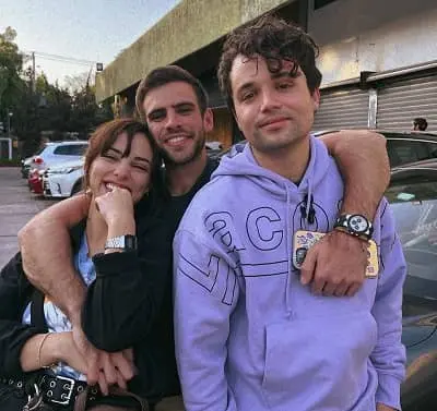 Fiona Palomo with Andres Baida and Patricio Gallardo
