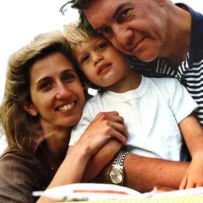 Nicholas Galitzine with his mother Lora Galitzine and father Geoffrey Leo Alexander Galitzine