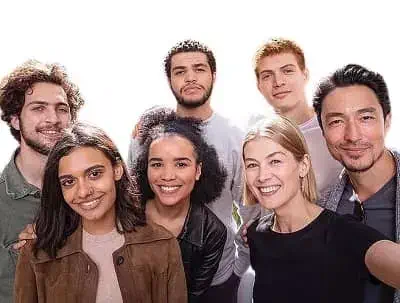 Barney Harris with The Wheel of Time Cast