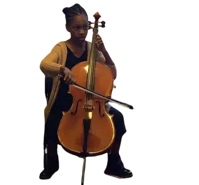 Demi Singleton Plays Cello