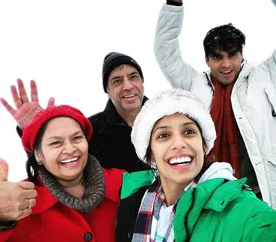 Ritu Arya with her family