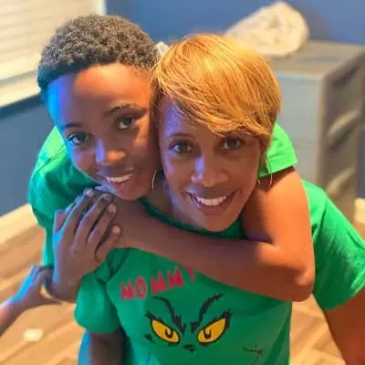 Dallas Dupree Young with his mother