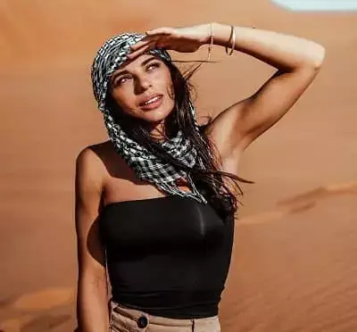 Georgia Hassarati is Dubai