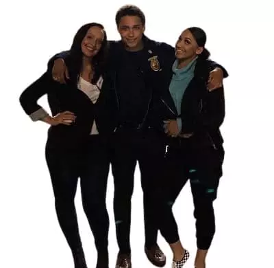 Corteon Moore with his mother Danielle Mack and sister Tianna