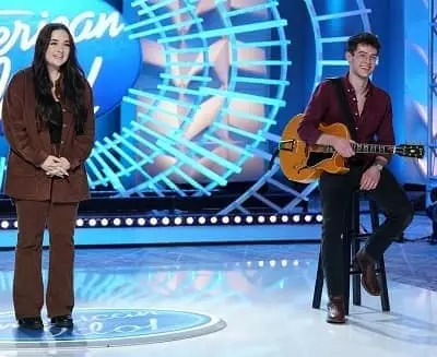 Delaney Renee with boyfriend Dalton W Neilan on American Idol season 20