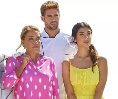 Giselle Torres with Jessica Pacheco and William Levy
