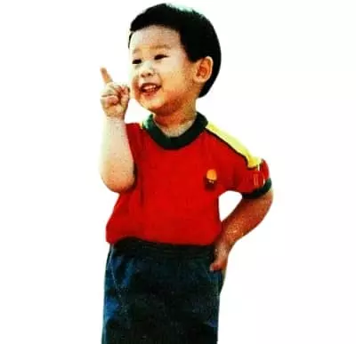 Lawrence Kao in childhood