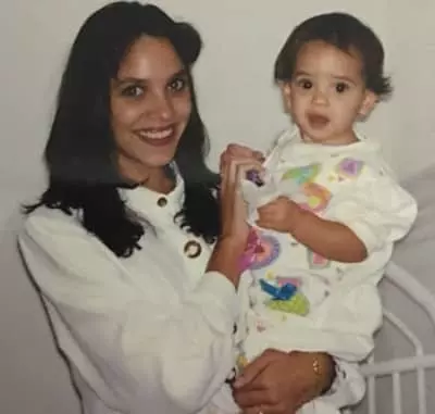 Adria Arjona with mother Leslie Torres