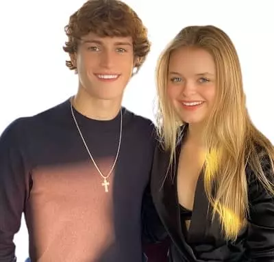 Kylie Rogers with Brandon Spink