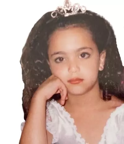 May Calamawy in childhood