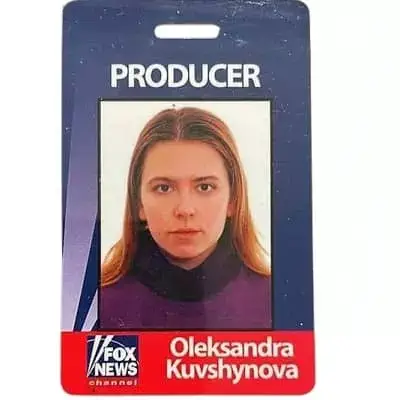 Oleksandra Kuvshynova ID Card