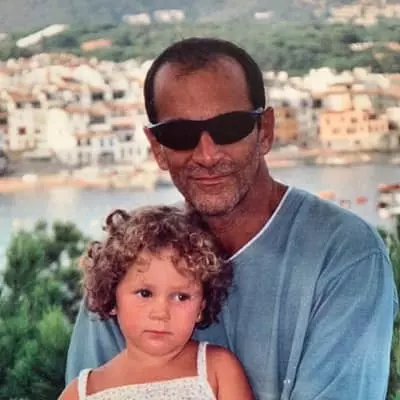 Georgina Amoros with father Jordi Amoros