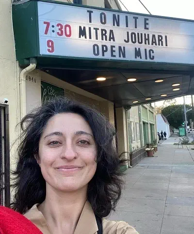 Mitra Jouhari before her live show