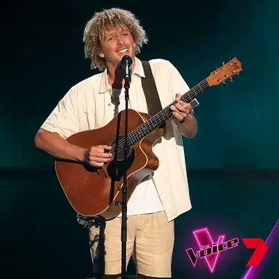 Sam McGovern auditioning for The Voice Australia