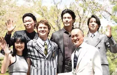 Sho Kasamatsu with Tokyo Vice Cast