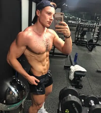 Alex Dean at gym
