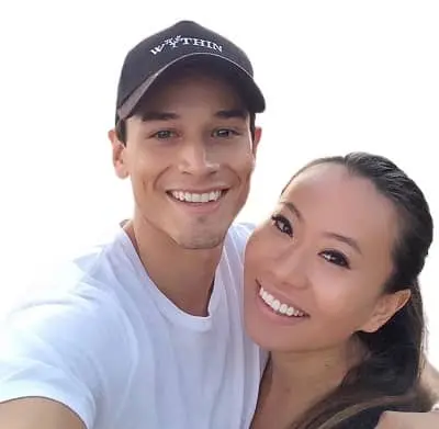 Kelly Mi Li with her husband Andrew Gray