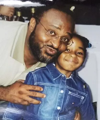 Ayo Edebiri with her father