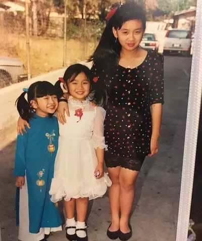 Cynthy Wu with her sisters