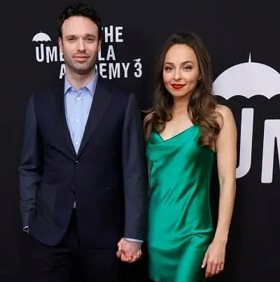 Jake Epstein with his wife Vanessa Smythe
