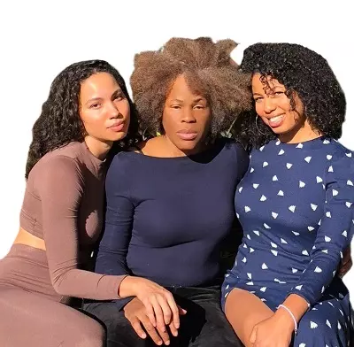 Jurnee Smollett with her mother Janet Harris and sister