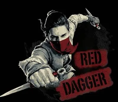 Actor Aramis Knight as Red Dagger
