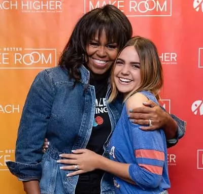 Bailee Madison with Michelle Obama