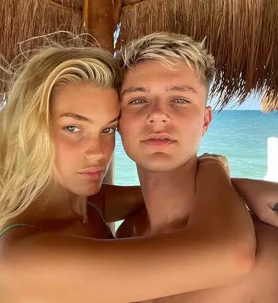 Hrvy with his girlfriend Mimi Slinger