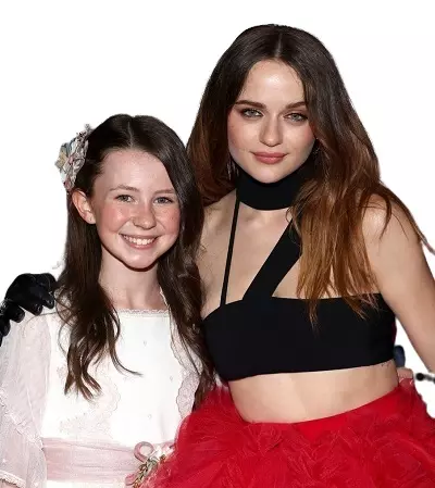 Katelyn Rose Downey with The Princess Actress Joey King