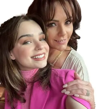 Macarena Garcia with her mother Amairani Romero
