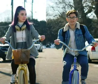 Mason Versaw with Olivia O'Brien in music Video Fade Out