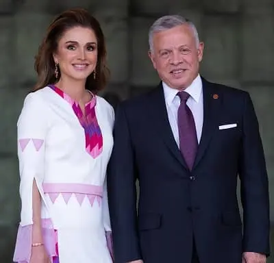 Princess Iman bint Abdullah father Abdullah II of Jordan and mother Rania Al-Yassin