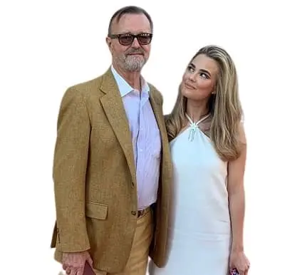 Rebecca Rittenhouse with her dad