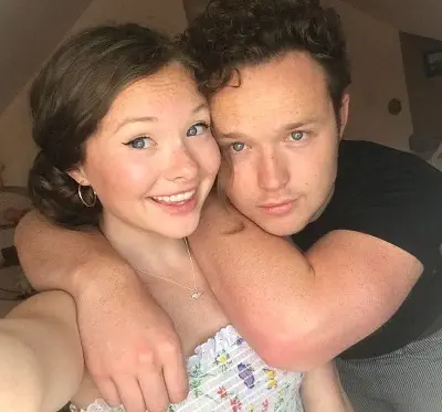 Zoe Margaret Colletti with her Brother Ian colletti