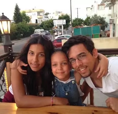 Alara Taneri with her brother and sister
