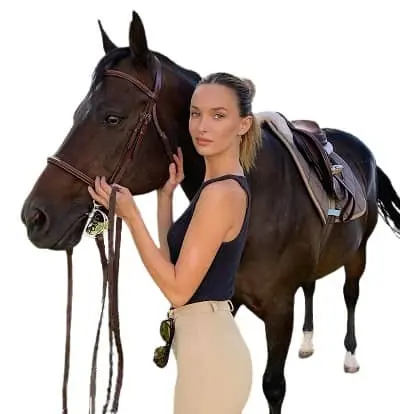 Ari Fournier with her horse