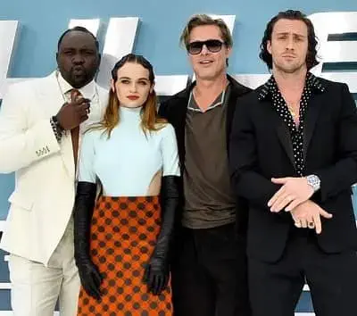 Brian Tyree Henry with Bullet Train Cast