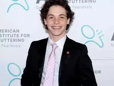 Eli Golden at an event organised by American Institute For Stuttering