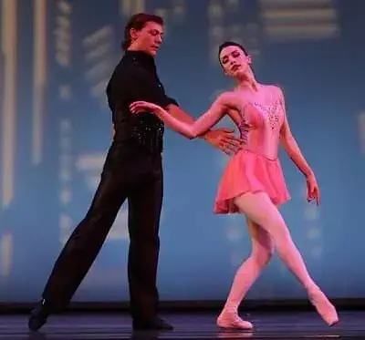 Grace Caroline Currey during a ballet performance