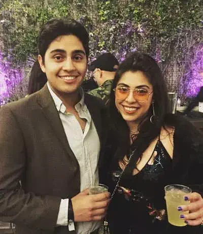 Michelle Ortiz with her brother Carlos Ortiz