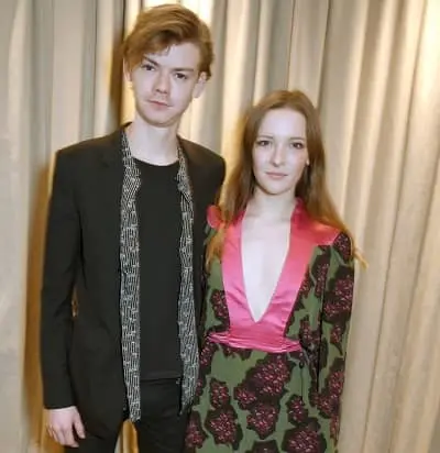 Morfydd Clark with Thomas Brodie Sangster