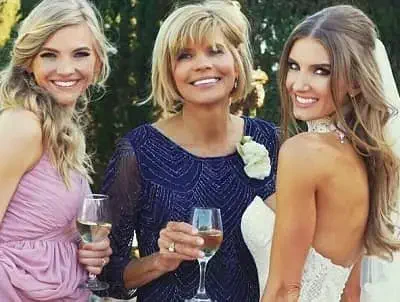 Nicole Young with her mother and sister Kate Pope