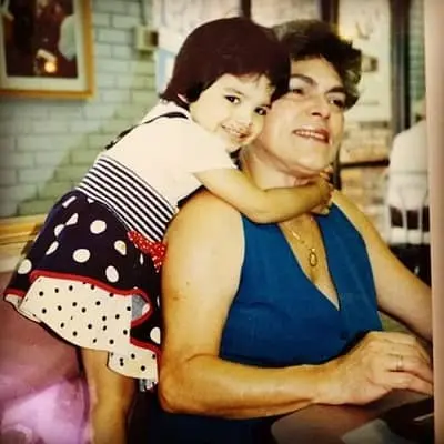 Shakira Barrera with her mother