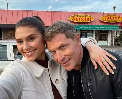 Sophie Flay with her father Bobby Flay