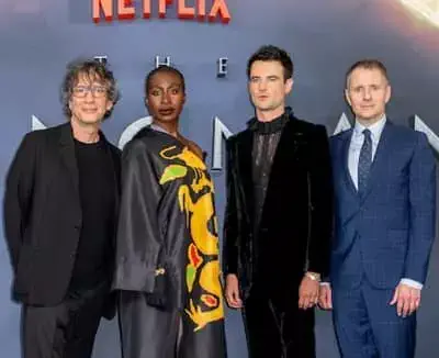 Vivienne Acheampong with The Sandman Cast