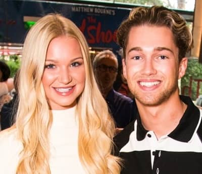 Abbie Quinnen with AJ Pritchard
