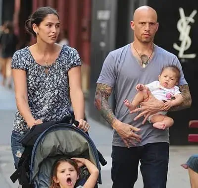 Ami James with his wife Jordan Kidd and children